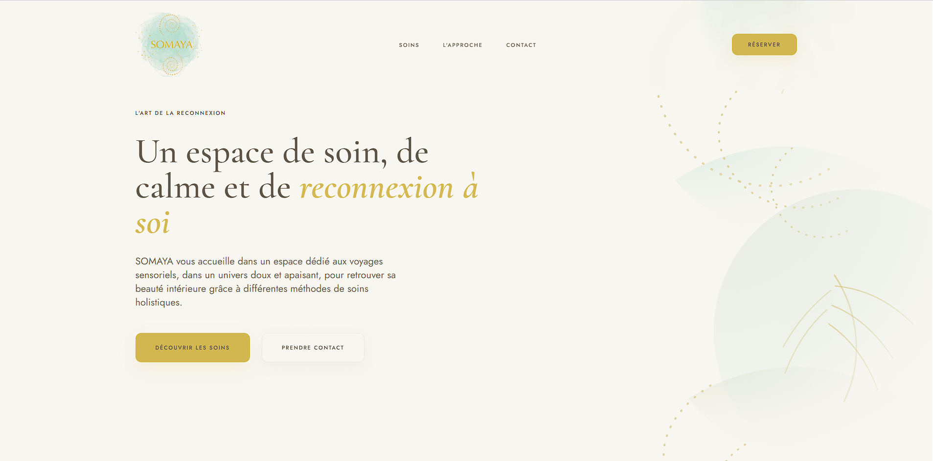 Aperçu du site SOMAYA